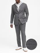 Standard Italian Wool Sharkskin Suit Jacket