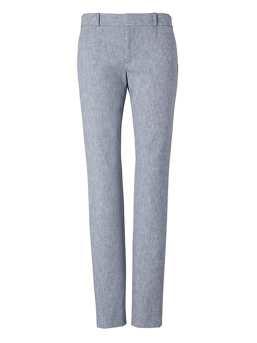 Banana Republic Womens Sloan Skinny-fit Texture Pant Blue Size 4