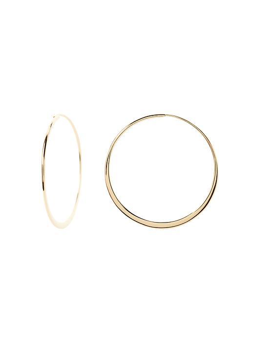 Banana Republic Basic Small Hoop Earring Size One Size - Gold