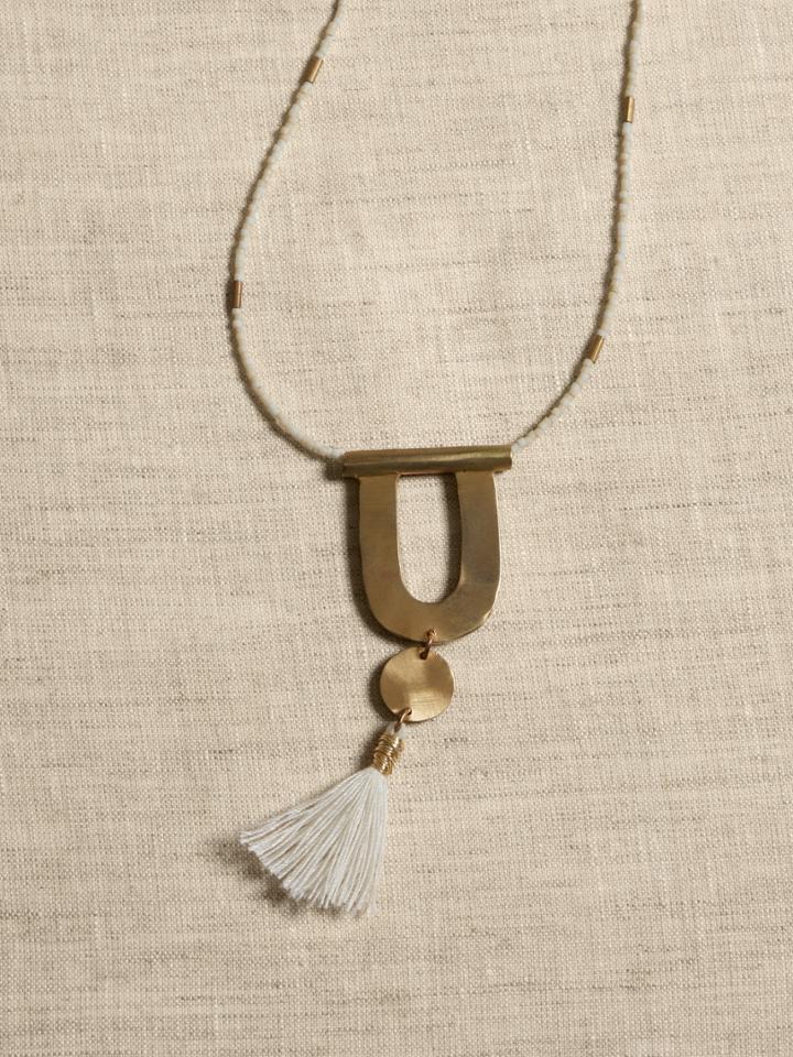 Ulani Tassel Necklace | Aureus + Argent