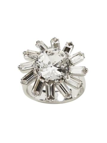 Banana Republic Faded Grandeur Sparkle Ring Size 7 - Clear Crystal
