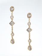 Banana Republic Delicate Mixed Shapes Line Earring - Gold