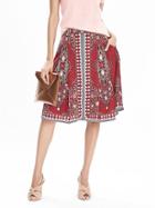 Banana Republic Womens Geo Print Boho Skirt Size 0 - Warm Floral