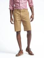 Banana Republic Mens Heritage Side Buckle Short - Whiskey