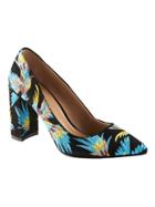 Banana Republic Womens Madison 12 Hour Block Heel Pump - Embroidered Suede