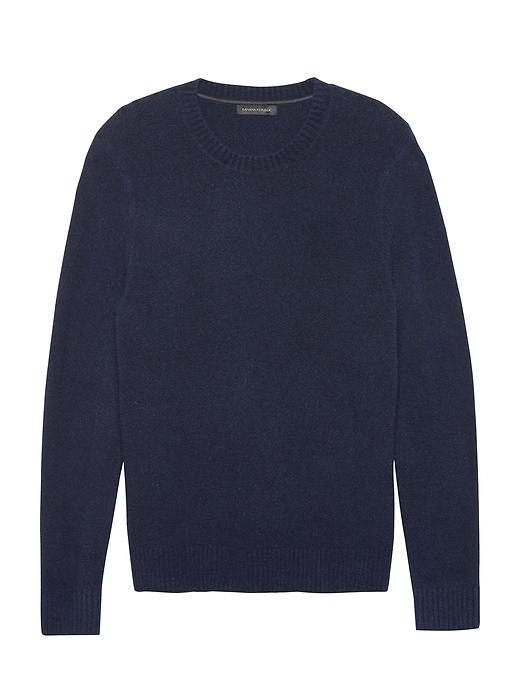 Banana Republic Mens Cotton-wool Blend Texture Sweater Navy Size M