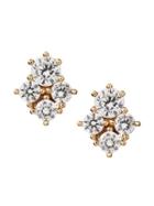 Banana Republic Delicate Cluster Stud Earring - Clear Crystal