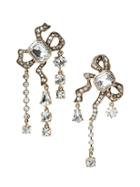 Banana Republic Womens Jeweled Asymmetric Bow Clip-on Earring Multi Size One Size