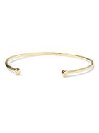 Banana Republic Womens Everyday Luxuries 14k Gold-plated Cz Cuff Gold Size One Size