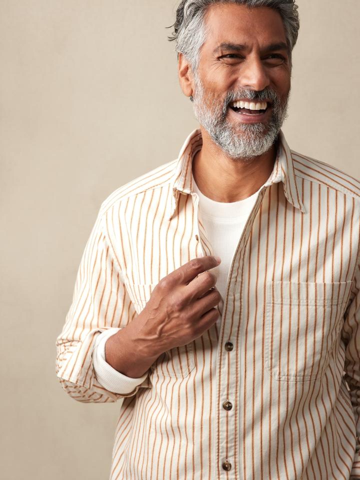 Br Archives Ticking Stripe Shirt