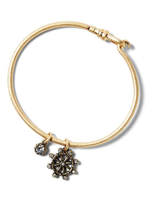 Banana Republic Mariner Charm Bangle - Gold