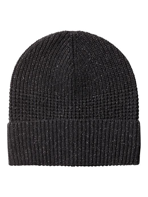 Banana Republic Mens Br X Kevin Love   Merino-silk Blend Donegal Beanie Heather Charcoal Size One Size