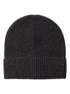 Banana Republic Mens Br X Kevin Love   Merino-silk Blend Donegal Beanie Heather Charcoal Size One Size