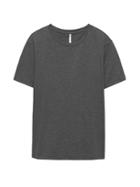 Banana Republic Womens Supima Cotton Boyfriend Tee Dark Charcoal Size L