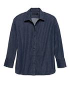 Banana Republic Womens Japan Online Exclusive Oversized Denim Shirt Medium Wash Size Xs