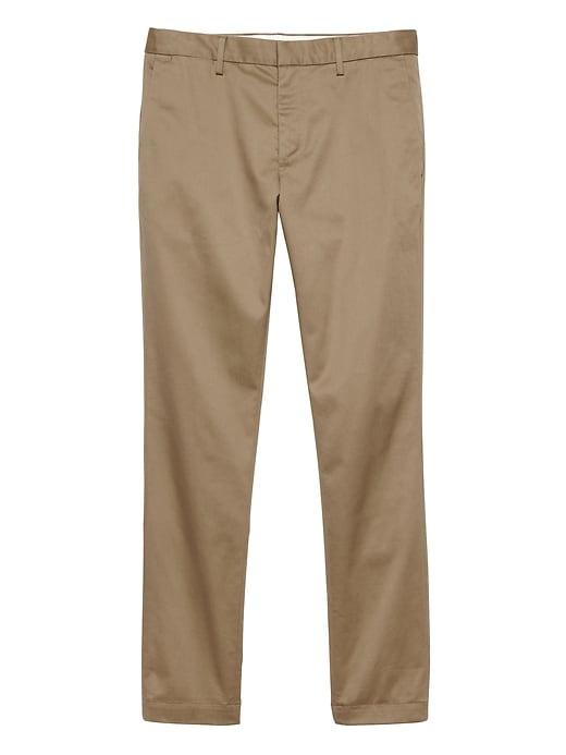 Banana Republic Mens Fulton Skinny Rapid Movement Chino Pant Airforce Khaki Size 36w