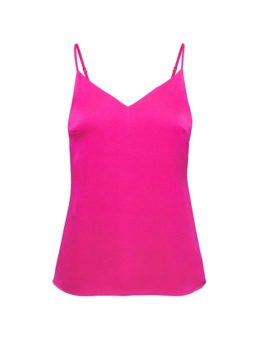 Banana Republic Womens Petite Strappy Camisole Hot Pink Size S