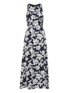 Banana Republic Womens Floral Fit-and-flare Maxi Dress Floral Size 0