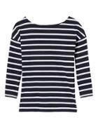 Banana Republic Womens Supima Cotton Stripe Dolman T-shirt Blue Stripe Size Xxs