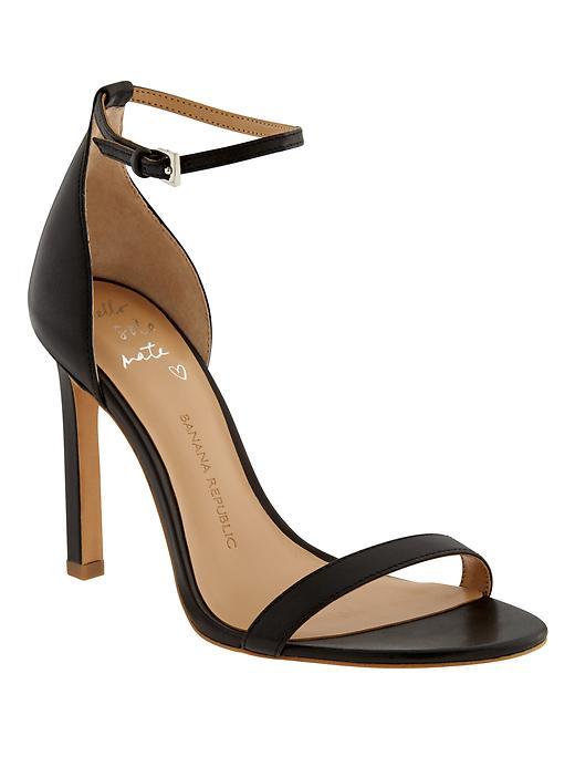 Banana Republic Holland Heeled Sandal Size 10 - Black