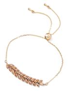 Banana Republic Womens Autumn Wheat Slider Bracelet Gold Size One Size