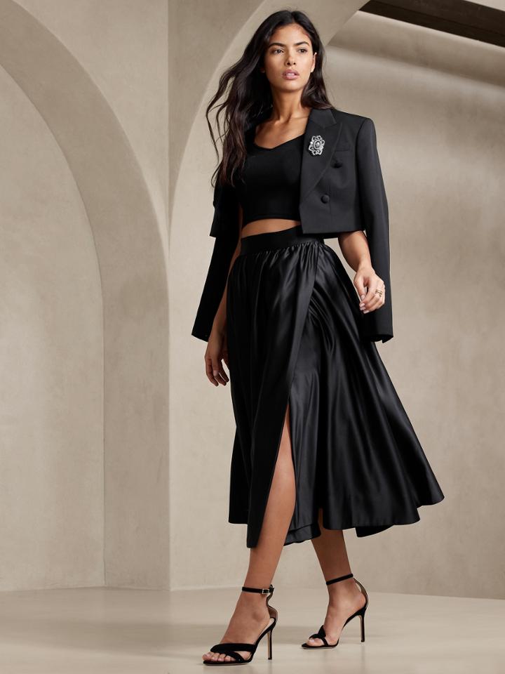 Iris Satin Ball Skirt