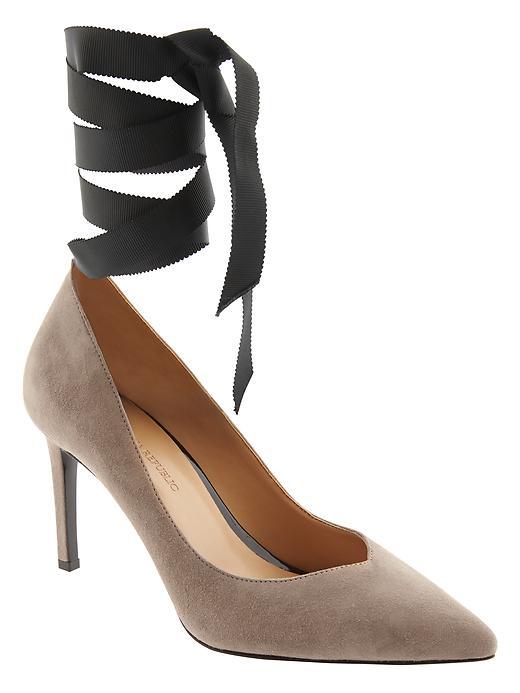 Banana Republic Maisy Ankle Strap Pump - Mushroom