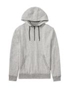 Banana Republic Mens Brushed Thermal Half-zip Hoodie Gray Size L