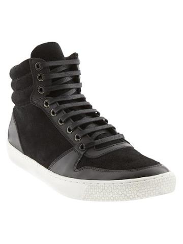 Banana Republic George High Top Sneaker Size 10 - Black
