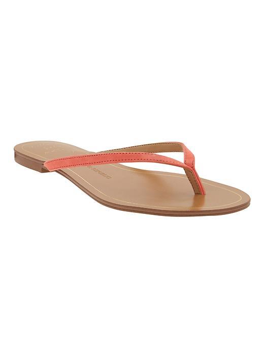 Banana Republic Ryan Flip Flop Size 10 - Fire Coral