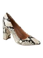 Banana Republic Womens Madison 12-hour Block-heel Pump Natural Size 7