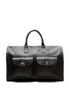 Banana Republic Mens Hook &amp; Albert Leather Garment Weekender Size One Size - Black