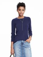 Banana Republic Womens Todd &amp; Duncan Cashmere Crew Pullover Size S - Navy