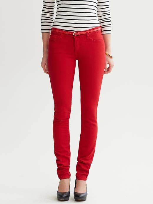 Banana Republic Red Skinny Jean
