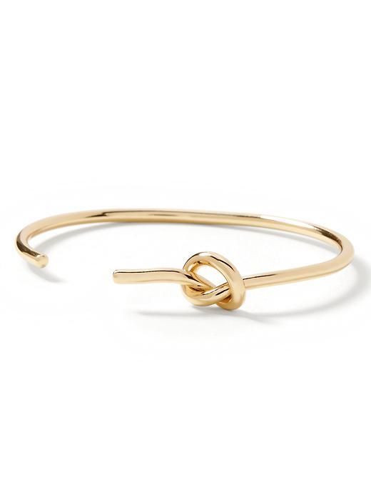 Banana Republic Womens Single Knot Cuff Size One Size - Gold