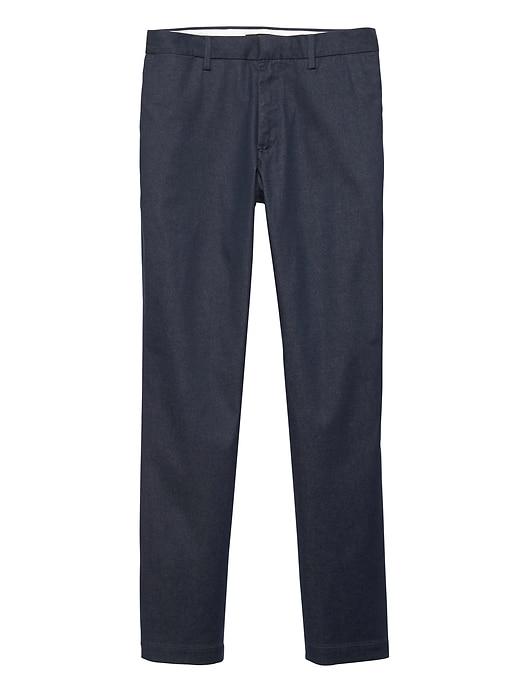 Banana Republic Mens Fulton Skinny Heathered Rapid Movement Chino Pant French Navy Blue Size 29w