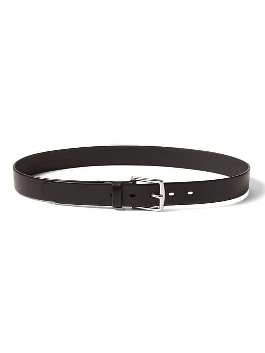 Banana Republic Mens Italian Leather Belt Black Size 38