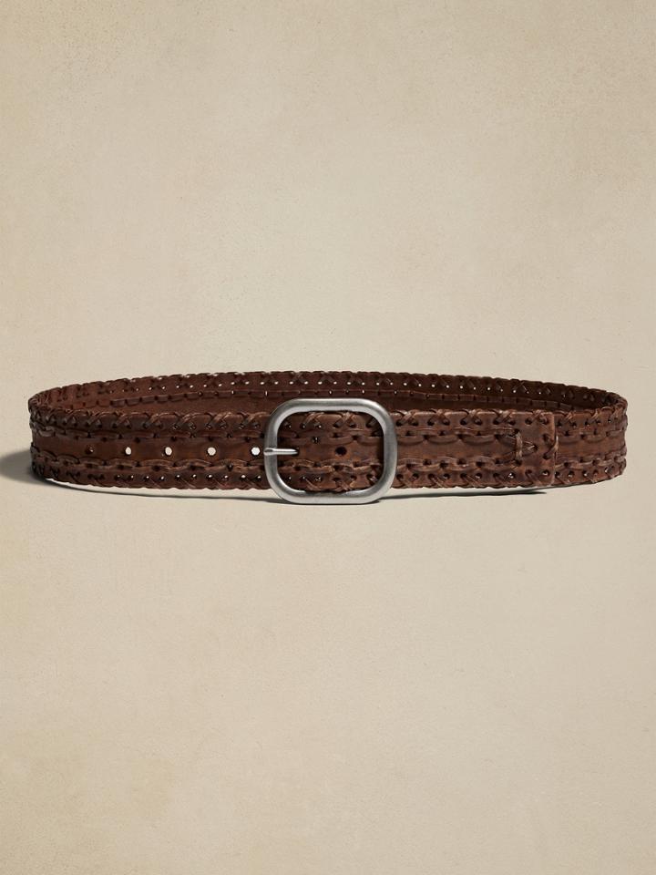 Rugged Whipstitch Belt