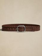 Rugged Whipstitch Belt