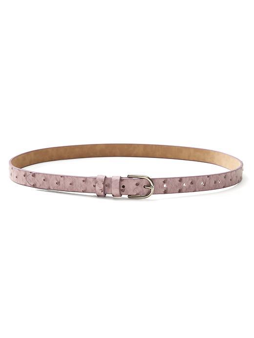 Banana Republic Ostrich Trouser Belt Size L - Light Purple