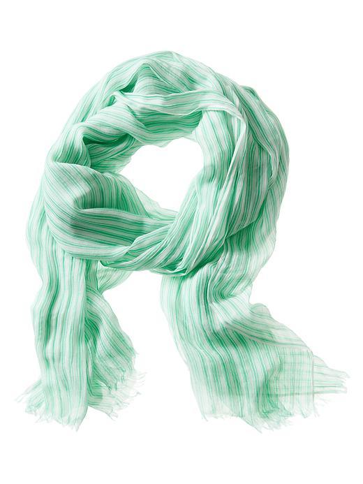Banana Republic Stripe Scarf Size One Size - Green
