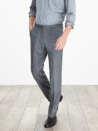 Banana Republic Mens Modern Slim Gray Flannel Dress Pant Size 32w 36l Tall - Gray