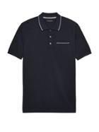 Banana Republic Mens Luxury-touch Polo Shirt Navy Size M