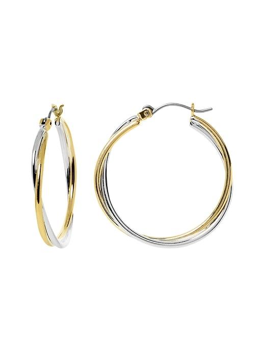 Banana Republic Twisted Small Hoops