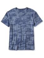 Banana Republic Denim Burnout Scoop Tee Size L - Fog Gray