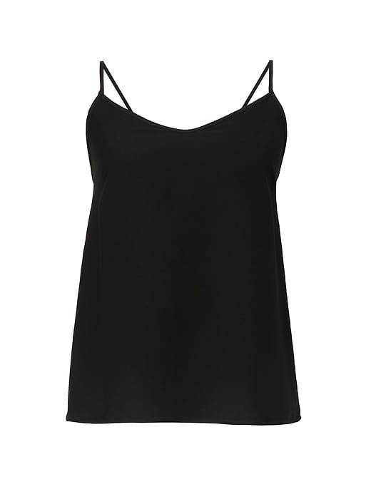 Banana Republic Womens Solid Essential Camisole Black Size Xs