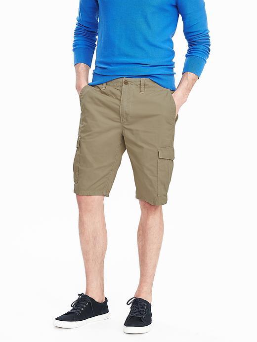 Banana Republic Mens Aiden Cargo Short Size 28w - Khaki