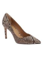 Banana Republic Womens Madison 12-hour Pump Natural Snake Effect Leather Size 6