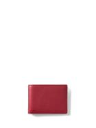 Banana Republic Mens Casual Slim Leather Wallet Modern Red Size One Size