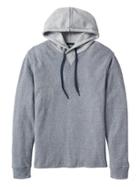 Banana Republic Mens Waffle Knit Hoodie - Denim Blue